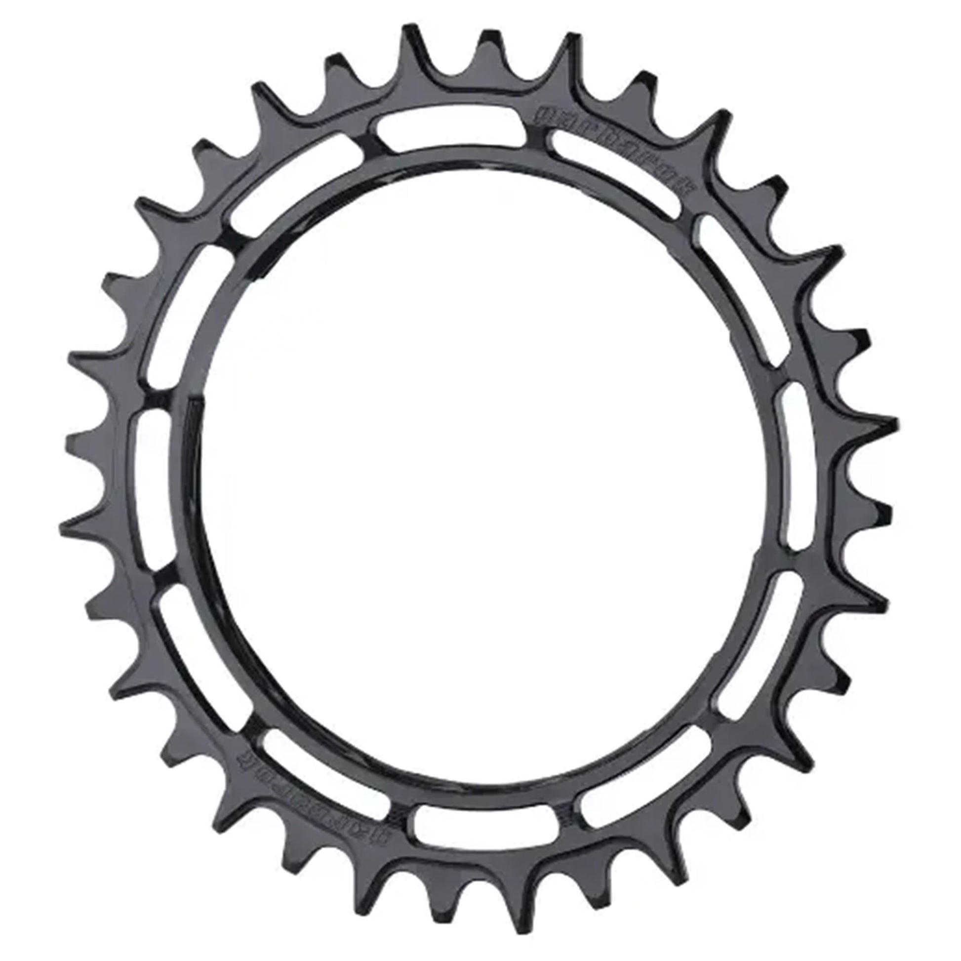 Garbaruk Thread Mount XX/XX SL Power Meter Chainring - Thread Mount - SRAM - 0mm - Round - 34T - 9 -13 Speed - Alloy - Black - Image 1
