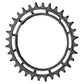 Garbaruk Thread Mount XX/XX SL Power Meter Chainring - Thread Mount - SRAM - 3mm - Round - 32T - 9 -13 Speed - Alloy - Black - Image 1