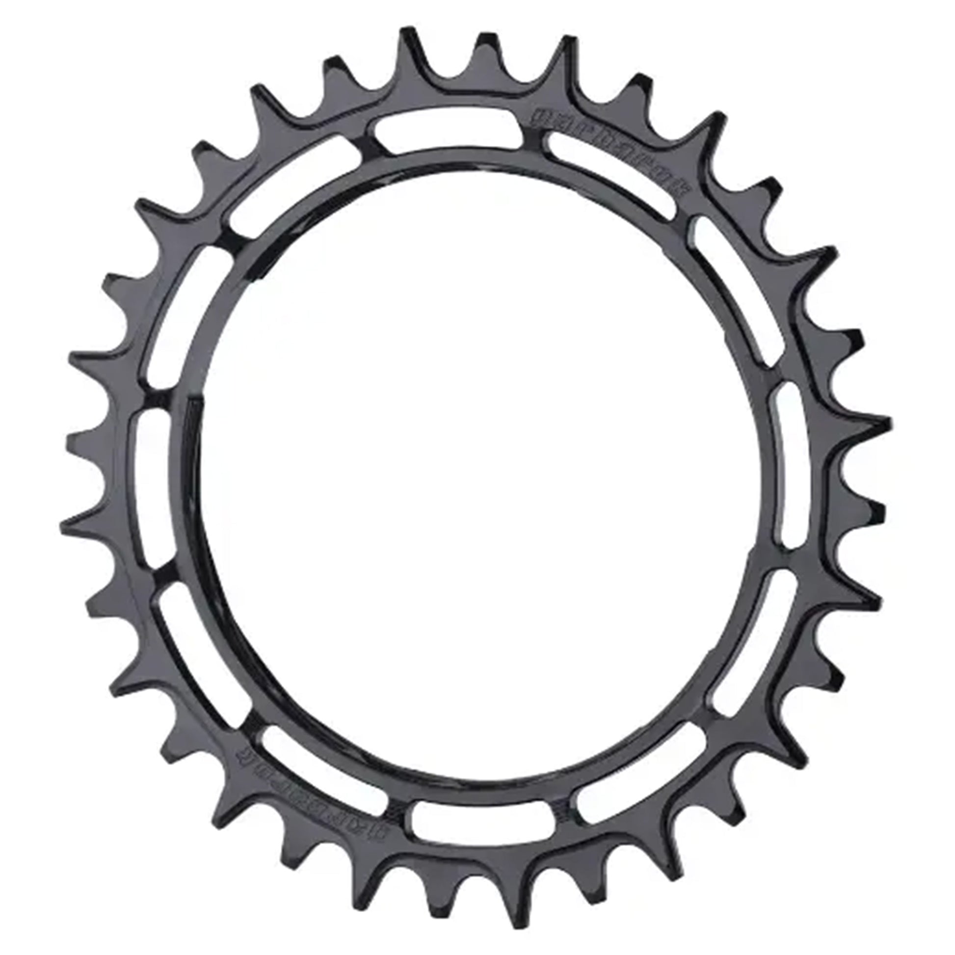 Garbaruk Thread Mount XX/XX SL Power Meter Chainring - Thread Mount - SRAM - 3mm - Round - 32T - 9 -13 Speed - Alloy - Black - Image 1