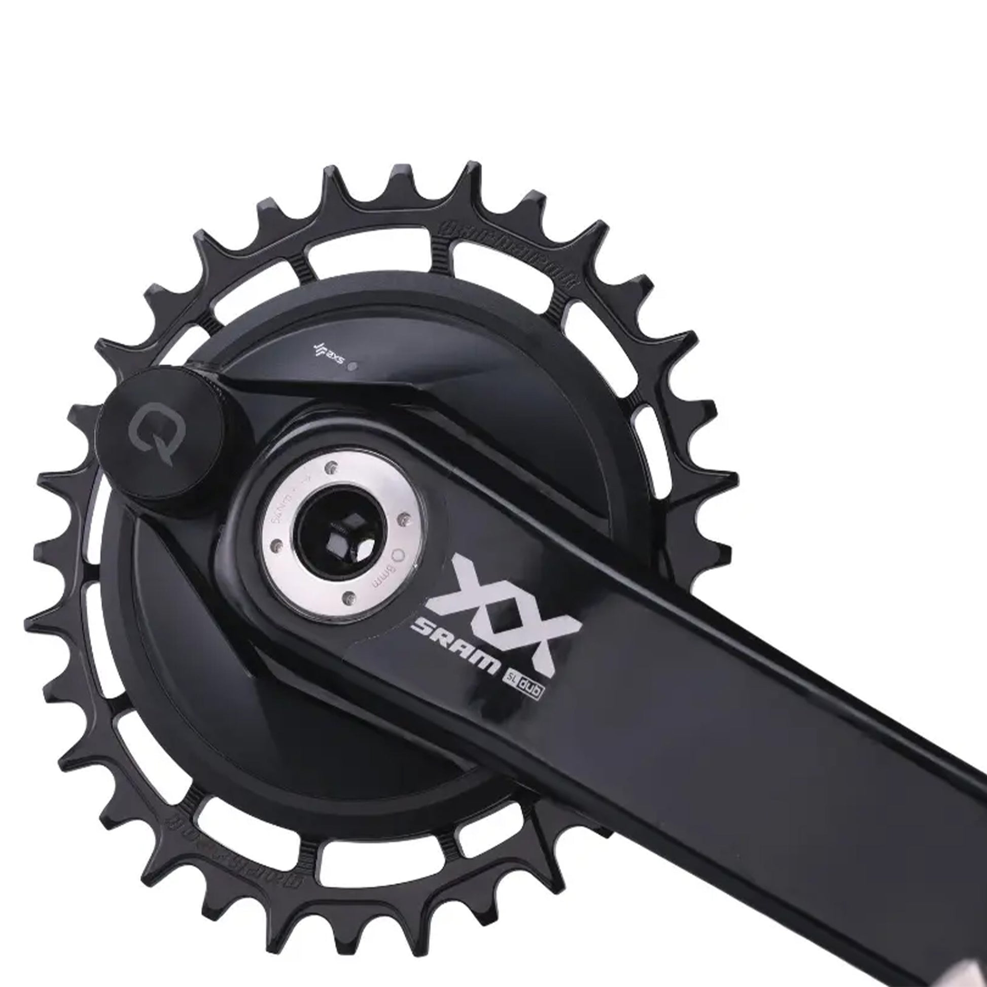 Garbaruk Thread Mount XX/XX SL Power Meter Chainring - Thread Mount - SRAM - 3mm - Round - 32T - 9 -13 Speed - Alloy - Black - Image 2