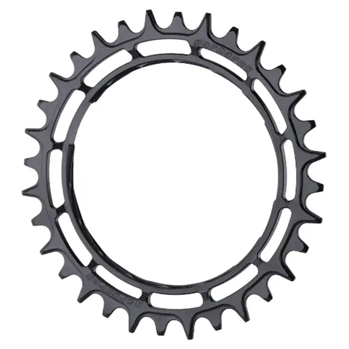 Garbaruk Thread Mount XX/XX SL Power Meter Chainring - Thread Mount - SRAM - 3mm - Round - 34T - 9 -13 Speed - Alloy - Black - Image 1