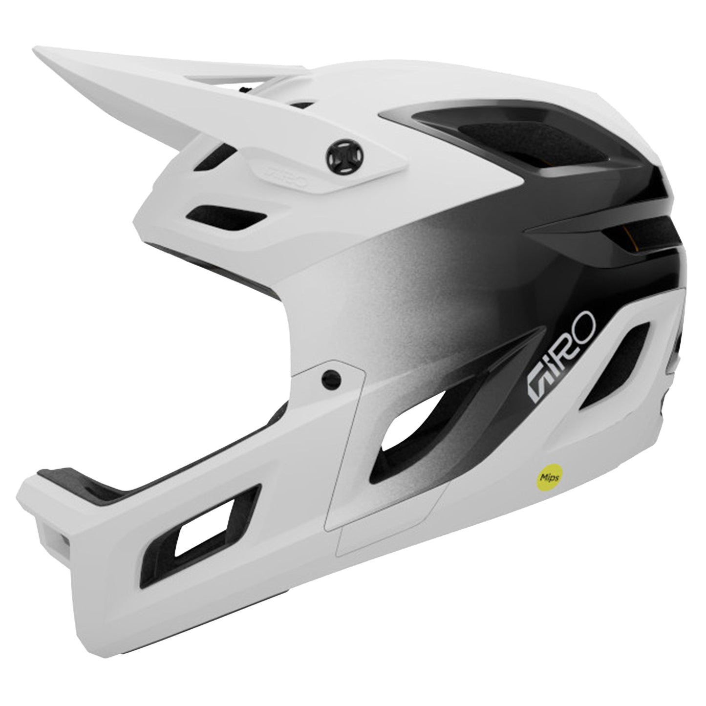 Giro Coalition Spherical Helmet - M - Matte White Gloss Black - White - Full Face - Image 2