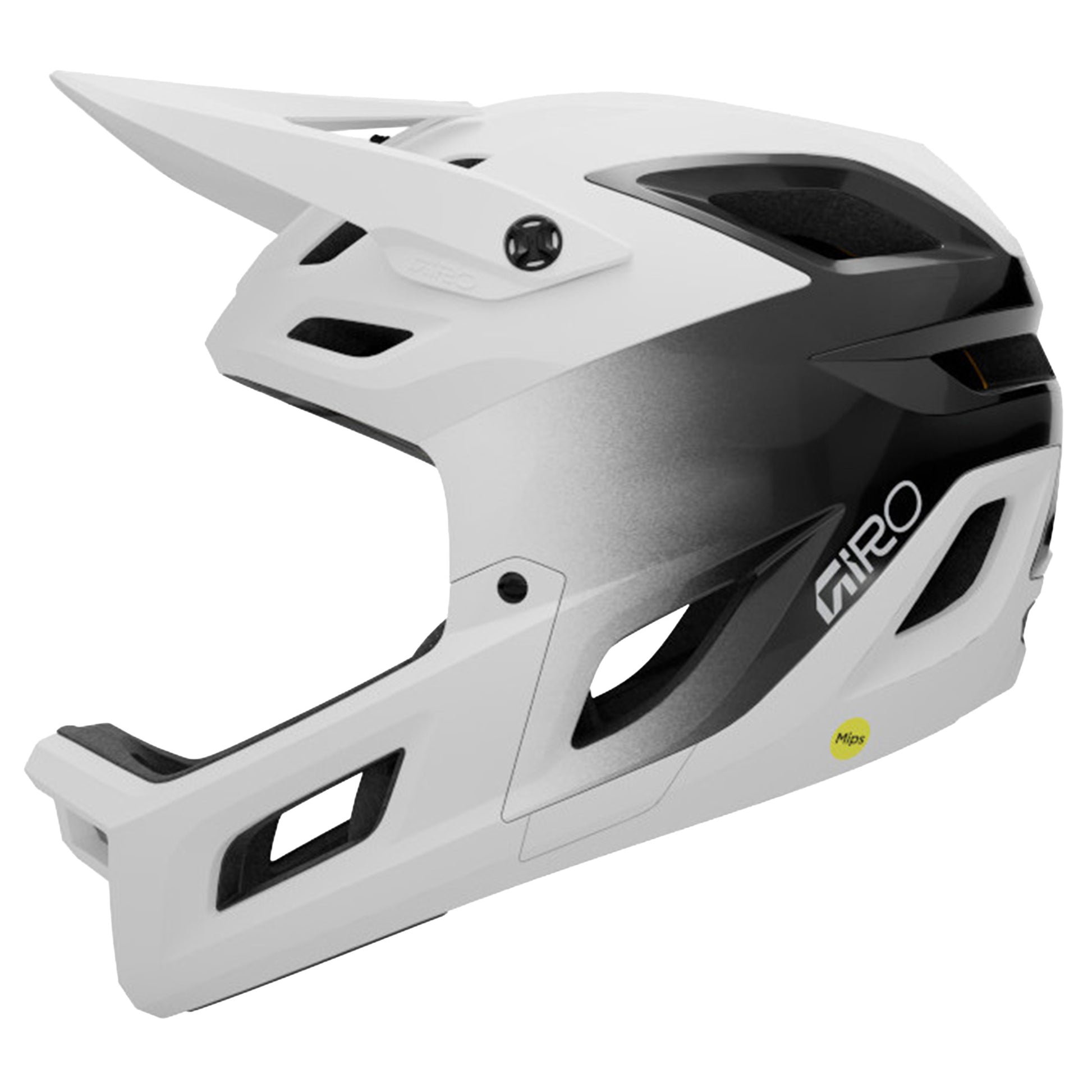 Giro Coalition Spherical Helmet - M - Matte White Gloss Black - White - Full Face - Image 2