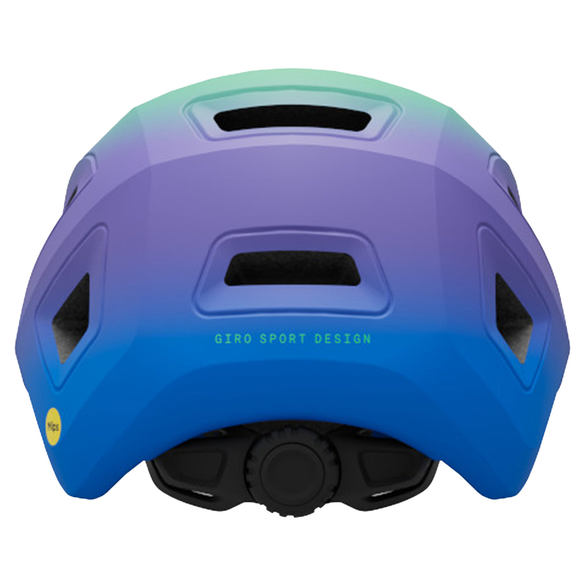 Giro Scamp Mips II Youth Helmet - XS - Matte Blue Jewel/Volt Green Fade