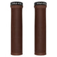 Title Form Lock-On Grips - Dark Brown - Single Lock On Grips - Regular
