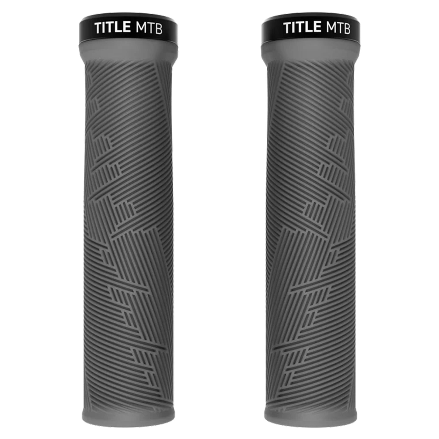 Title Form Lock-On Grips - Grey - Single Lock On Grips - Regular