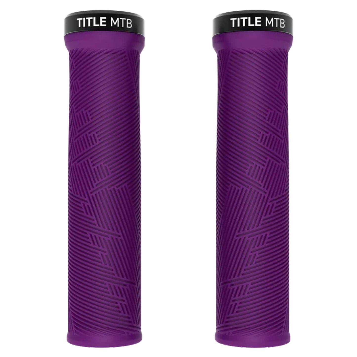 Title Form Lock-On Grips - Purple - Single Lock On Grips - Regular