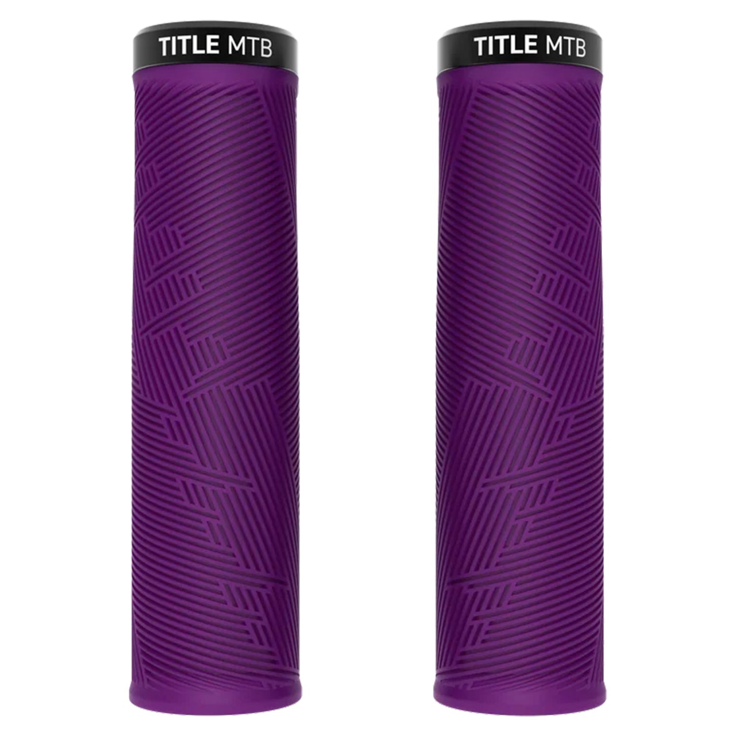 Title Form Lock-On Grips - Purple - Single Lock On Grips - XL