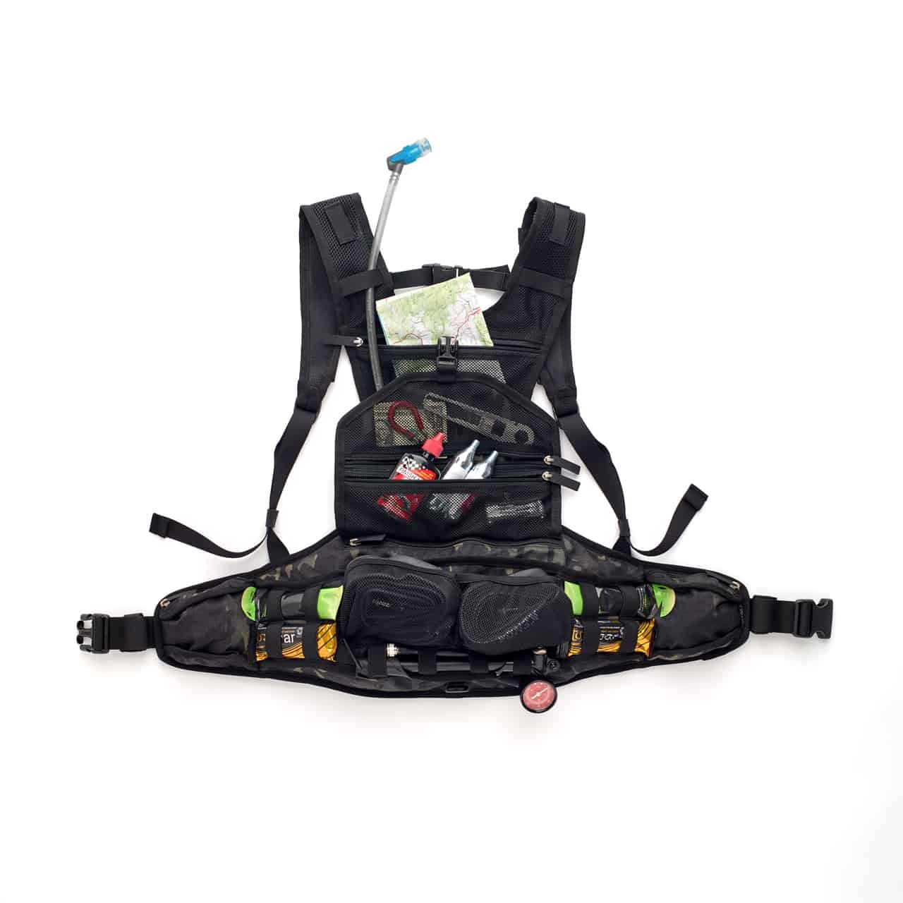 Henty Enduro Lumbar Backpack - Black - Includes Bladder
