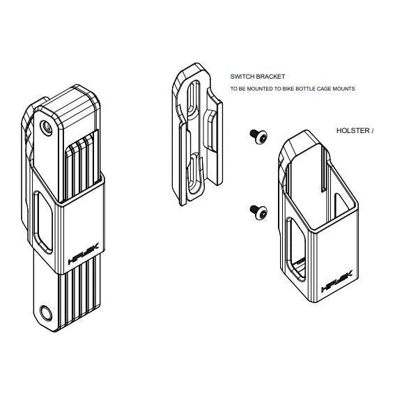 Hiplok Switch Folding Bike Lock - Urban Green - Image 2