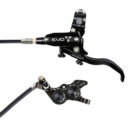 Hope Tech EVO GR4 Disc Brake - Front - Right Lever - 2000mm - Black - Black - Image 1