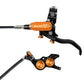Hope Tech EVO GR4 Disc Brake - Front - Right Lever - 2000mm - Black - Orange - Image 1
