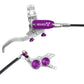 Hope Tech EVO GR4 Disc Brake - Rear - Left Lever - 2000mm - Silver - Purple - Image 1