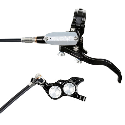 Hope Tech EVO TR4 Disc Brake - Front - Right Lever - 2000mm - Black - SIlver - Image 1