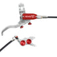 Hope Tech EVO TR4 Disc Brake - Rear - Left Lever - 2000mm - Silver - Red - Image 1