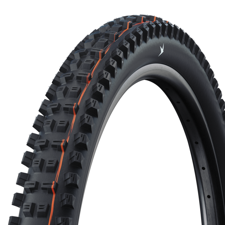 Schwalbe Tacky Chan Tyre - 29 Inch - 2.5 Inch - Yes - Soft Compound - Trail Pro Radial - Soft - Medium Duty Protection - Folding - Black