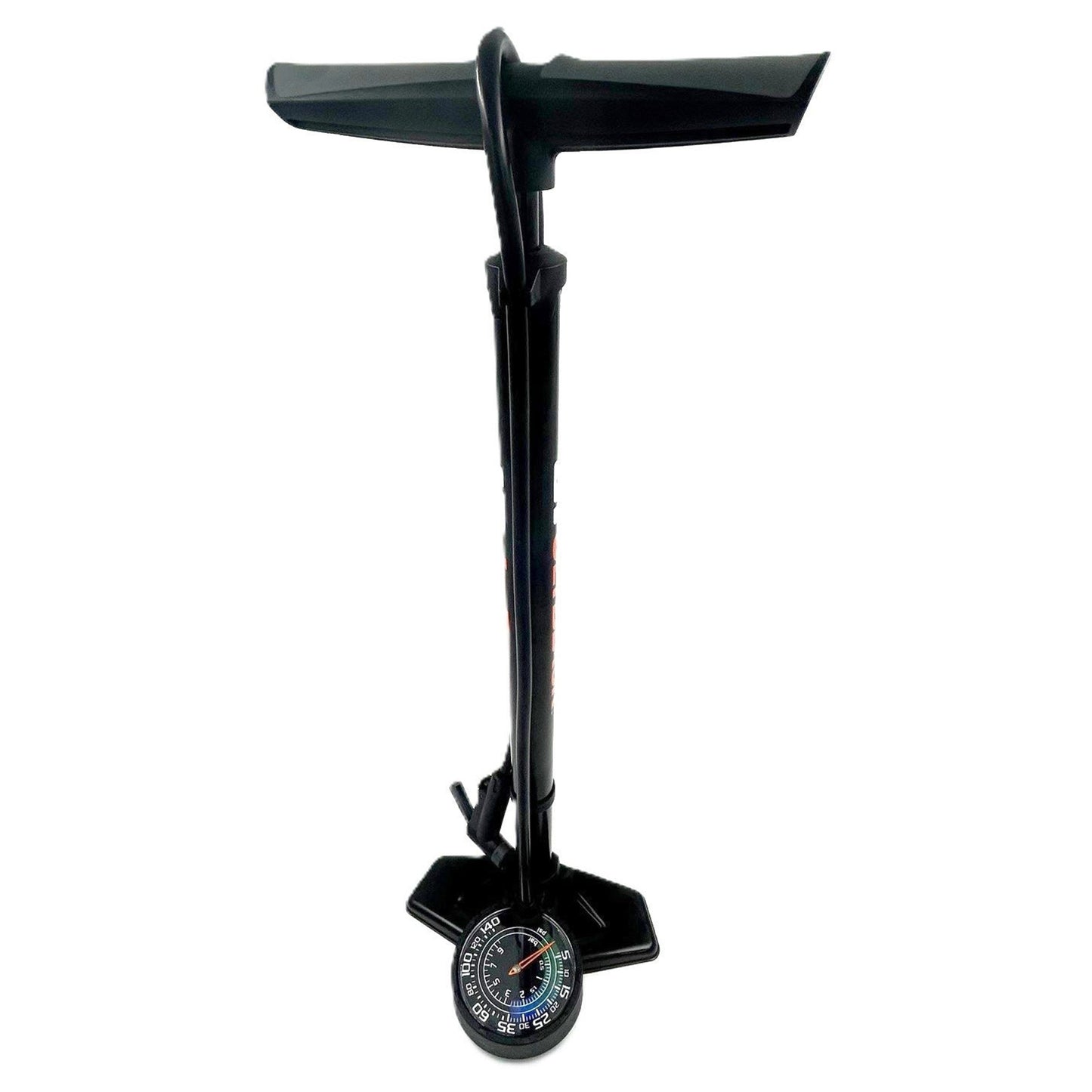 JetBlack Biggest Fella 2.0 Dual Gauge Floor Pump for MTB & Road - Black - Image 1