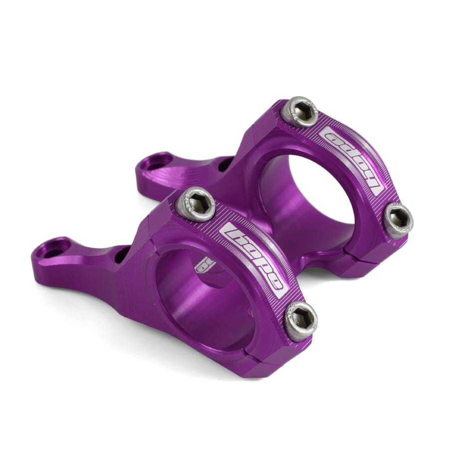 Hope Direct Mount 31.8mm Stem - Direct Mount Steerer - 31.8mm - 40mm - 0 Degree - Purple