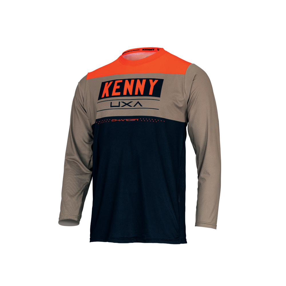 Kenny Racing Charger Long Sleeve Jersey - L - Navy - Image 2
