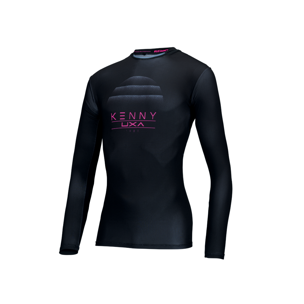 Kenny Racing Charger Women's Long Sleeve Jersey - Women's L - Sun Black - Image 2