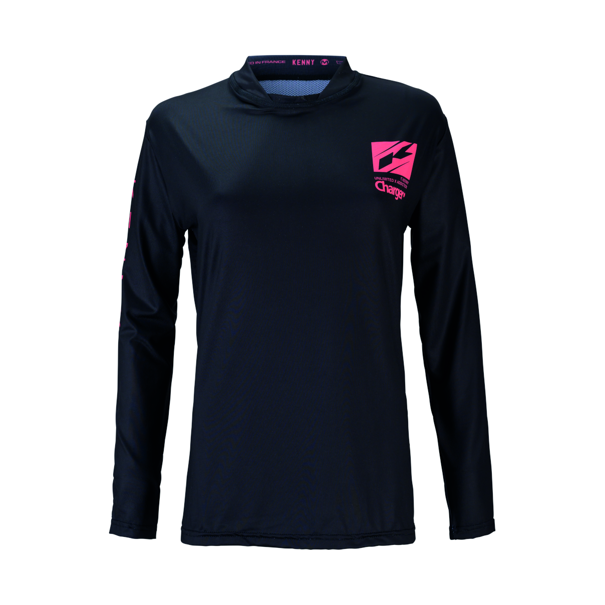 Kenny Racing Charger Women's Long Sleeve Jersey - Women's XS - Black - Image 1