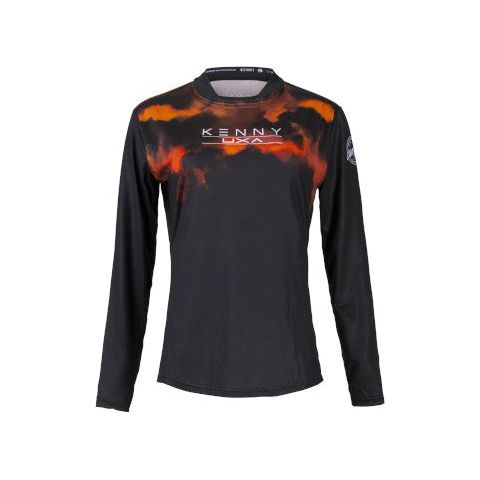 Kenny Racing Charger Women's Long Sleeve Jersey - Women's XS - Black - 2023 - Image 1