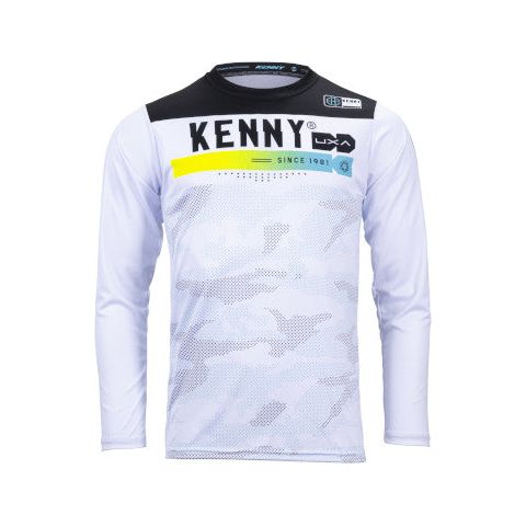 Kenny Racing Elite Long Sleeve Jersey - L - Camo - White - 2023 - Image 2