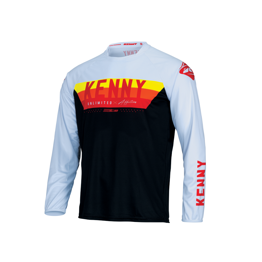 Kenny Racing Elite Long Sleeve Jersey - M - Black - Red - 2023 - Image 2