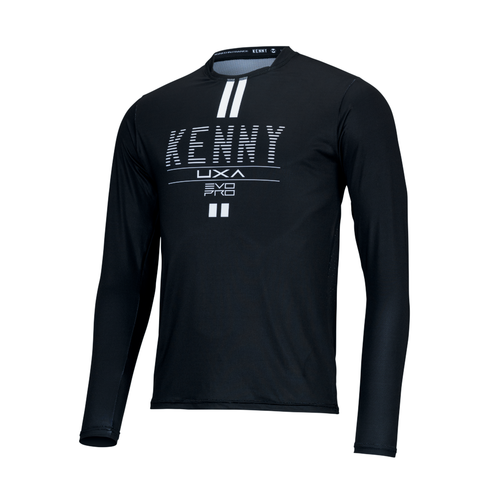 Kenny Racing Evo Pro Youth Long Sleeve Jersey - Youth XS - Black - Image 2