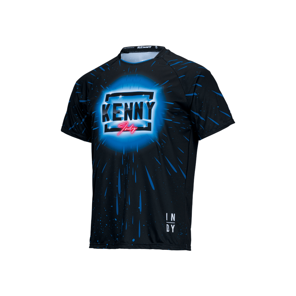 Kenny Racing Logo Kenny Racing Indy Short Sleeve Jersey - S - Neon | MTB Direct