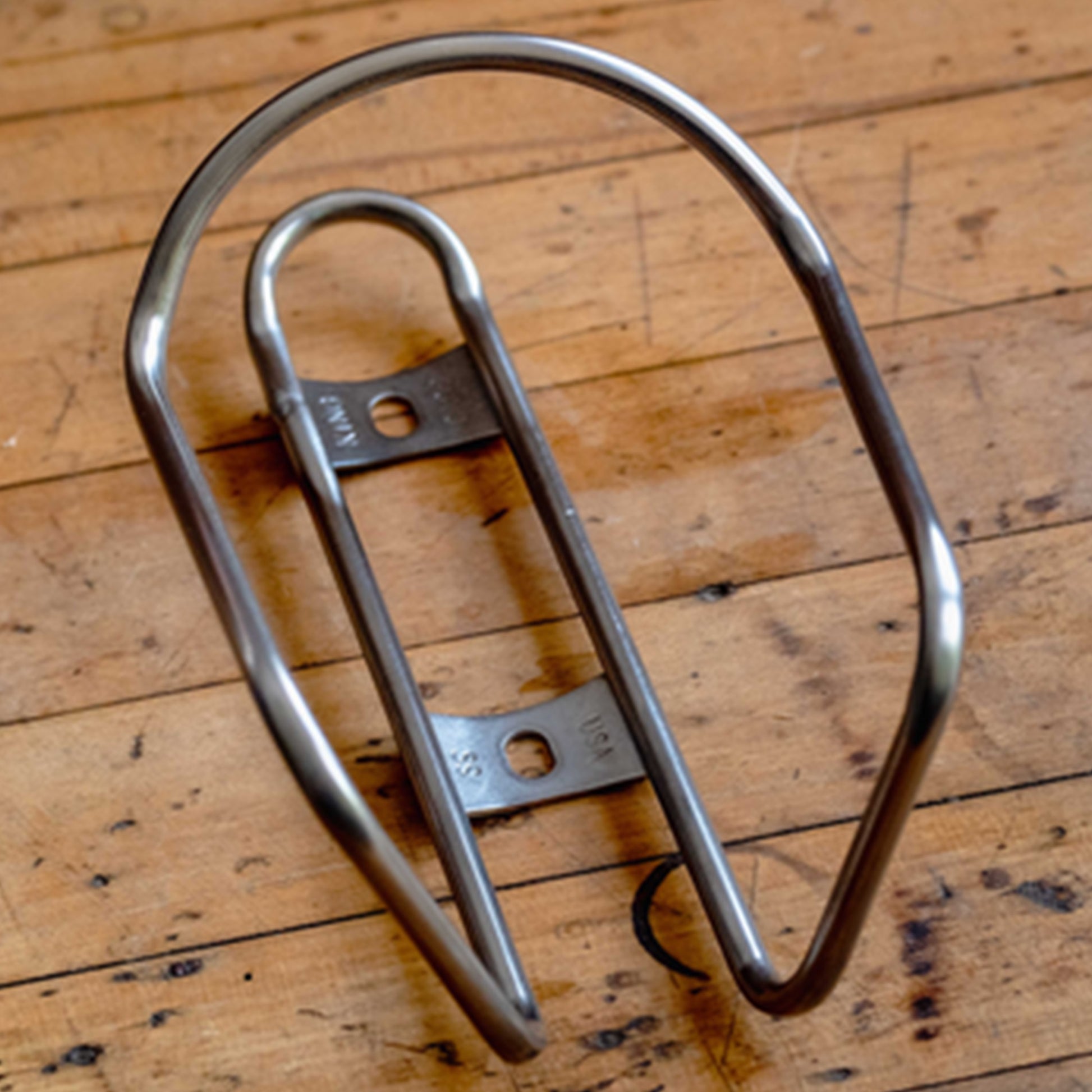 King Cage Stainless Steel Bottle Lowering Cage - Stainless Steel - Raw - Image 2