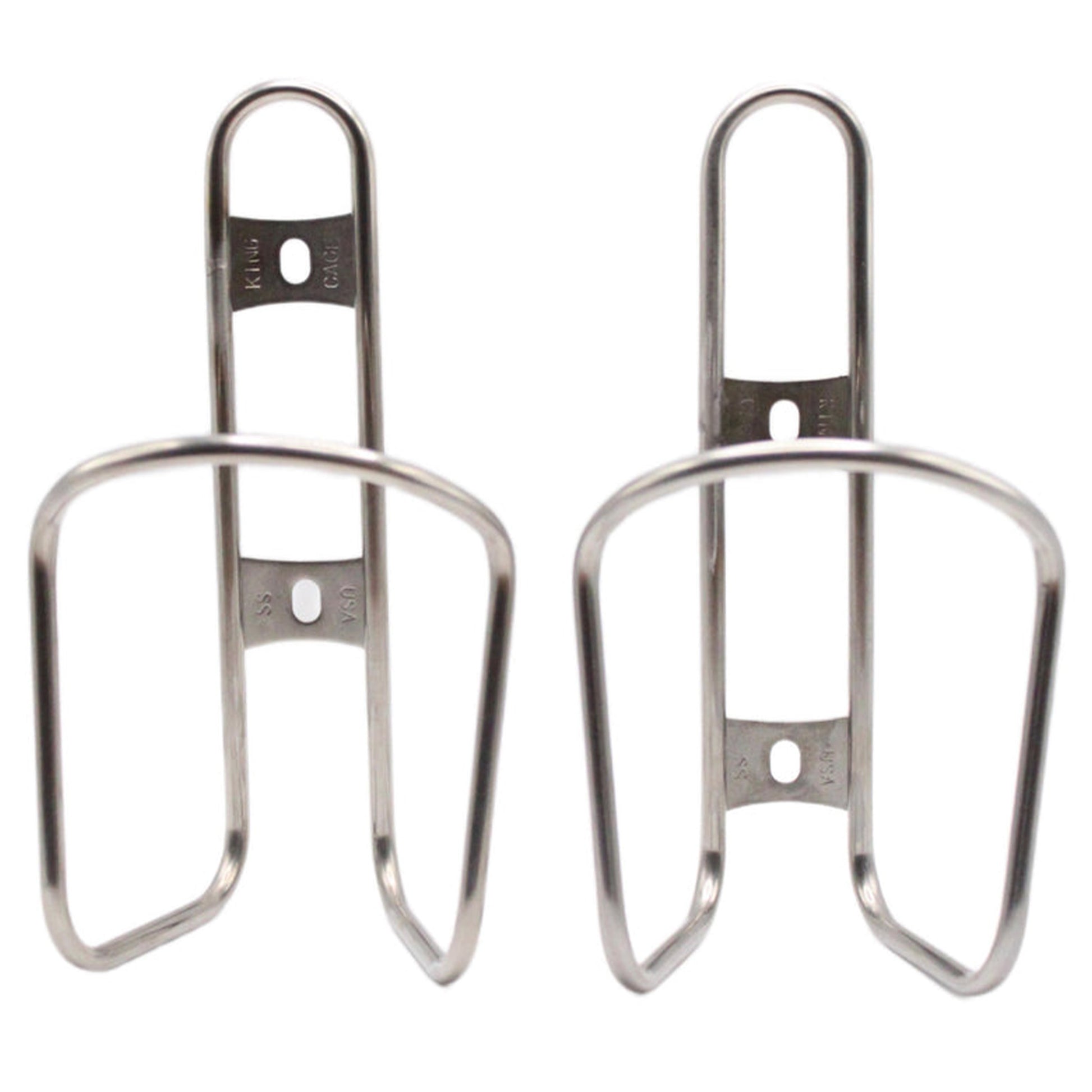 King Cage Stainless Steel Bottle Lowering Flat Top Cage - Stainless Steel - Raw - Image 2