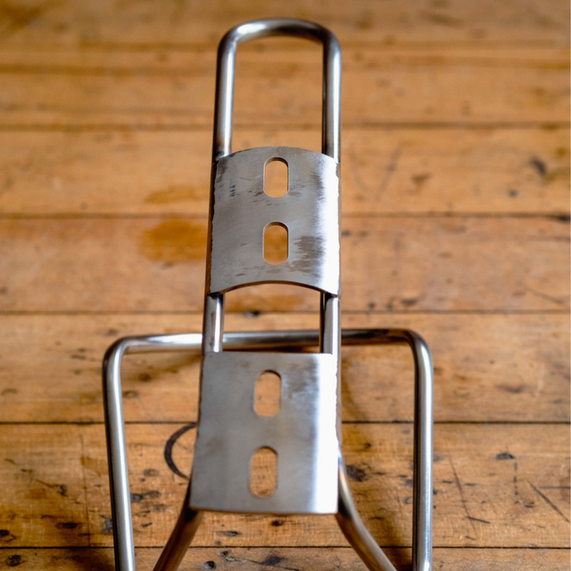 King Cage Stainless Steel Bottle Raising Cage - Stainless Steel - Raw - Image 5