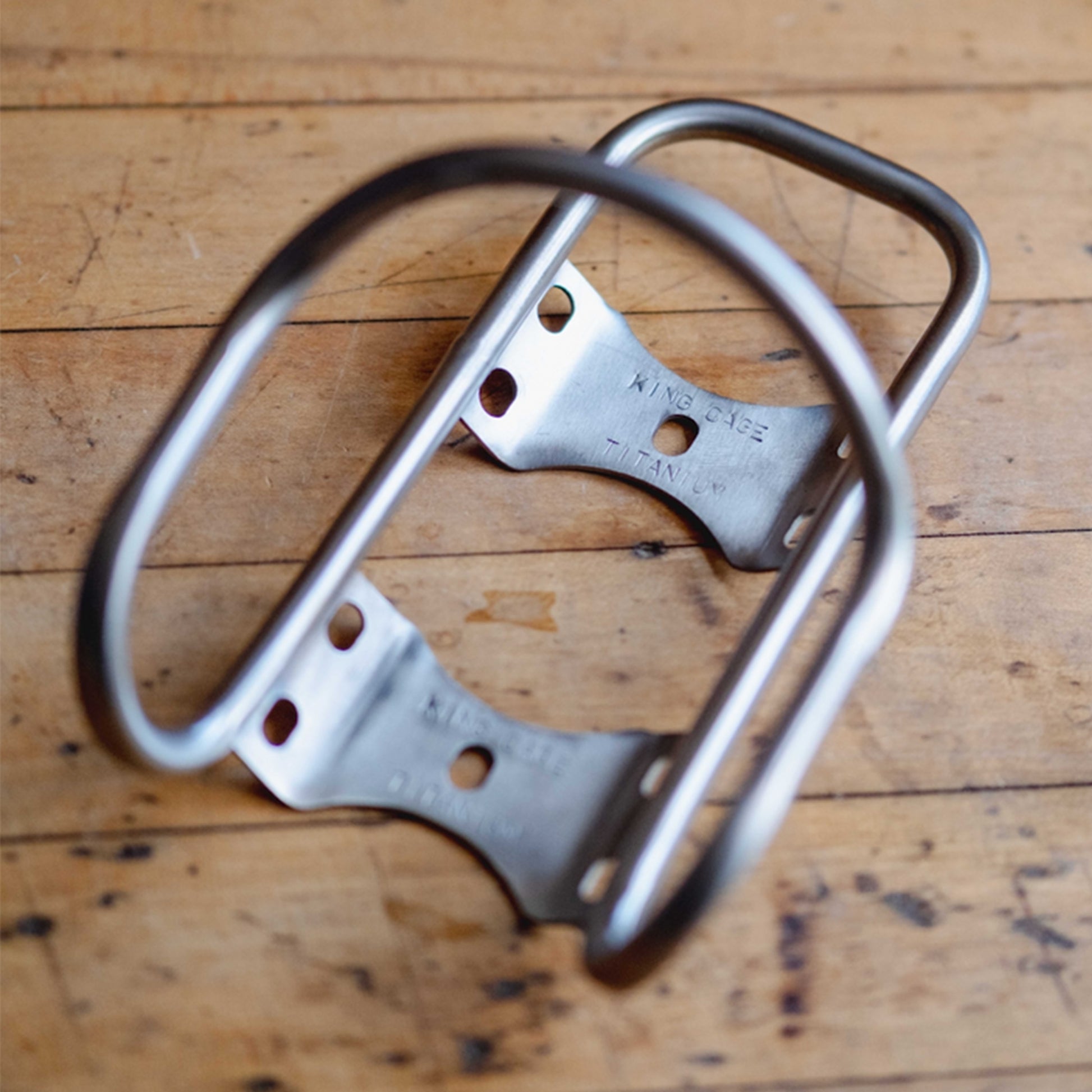 King Cage Titanium Side Loader Cage - Titanium - Raw - Image 2