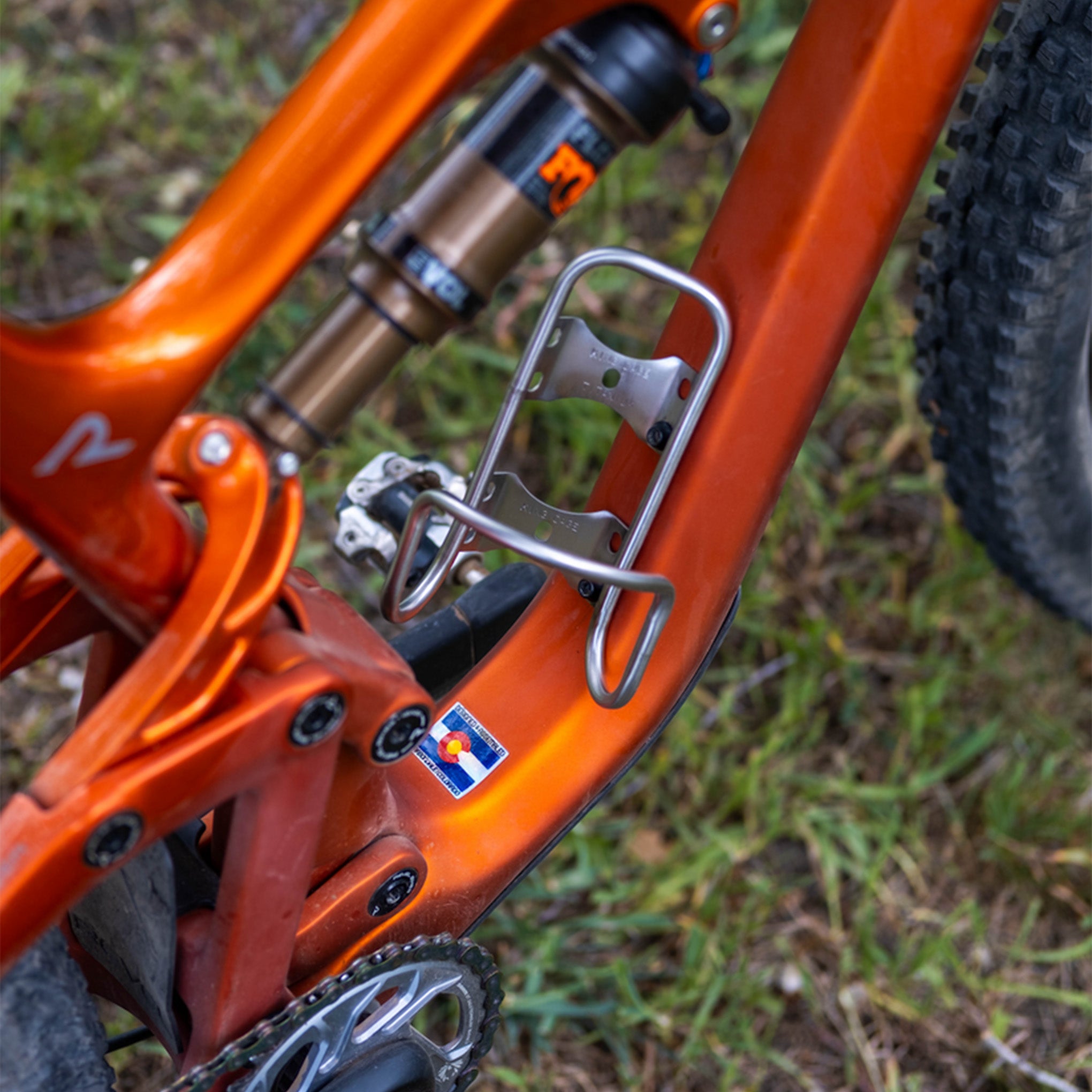 King Cage Titanium Side Loader Cage | MTB Direct
