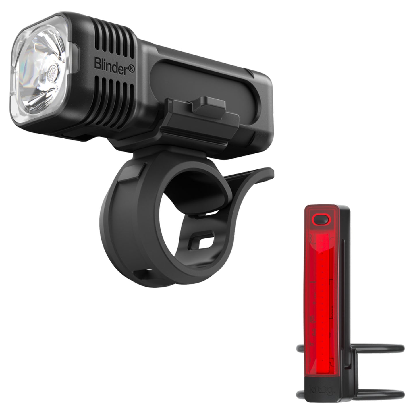 Knog Blinder 400 & Plus Light Set - Front & Rear - 400 - Black - 400 / 20 Lumens - Image 1