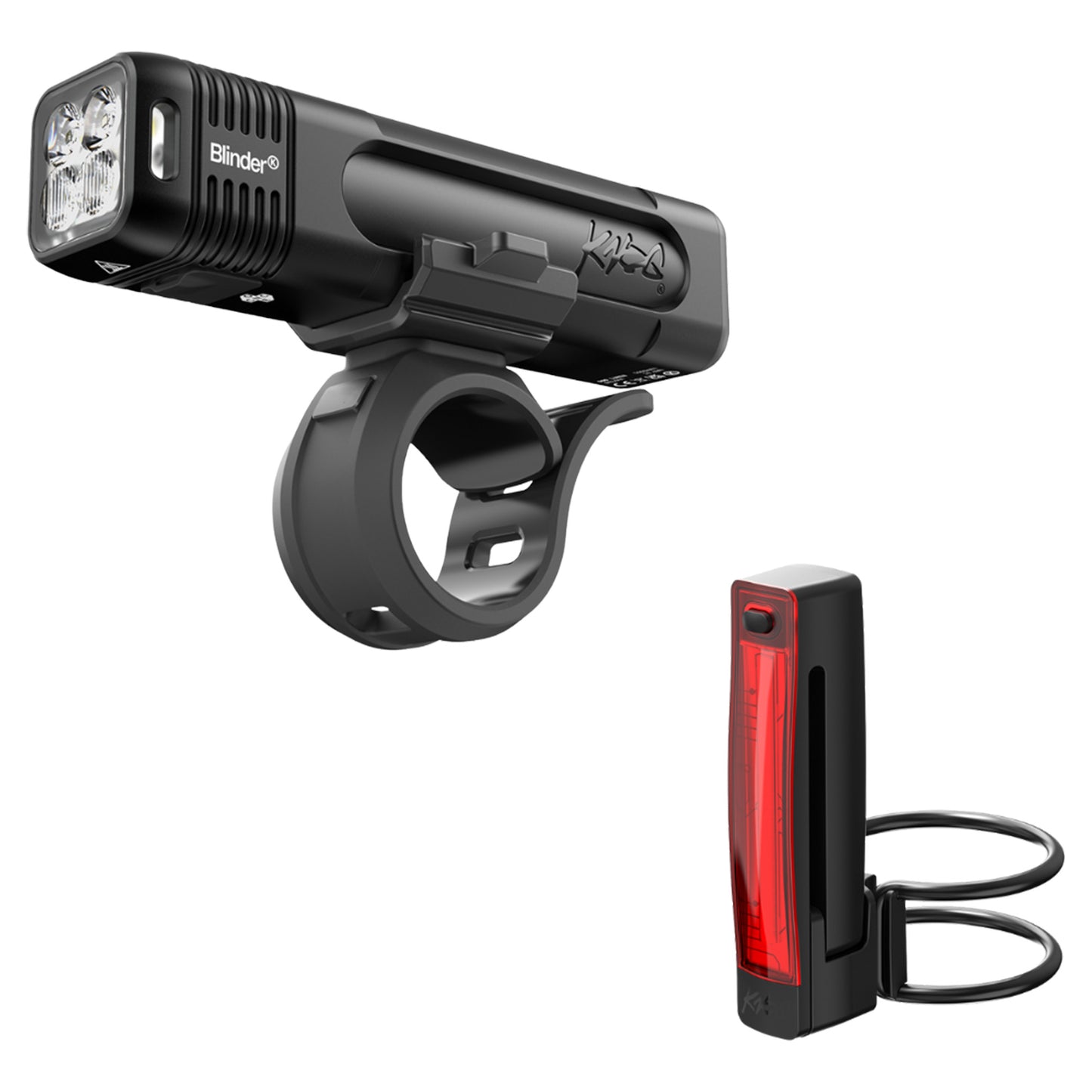 Knog Blinder 700/Plus Light Set - Front & Rear - 700 - Black - 700 / 20 Lumens - Image 1