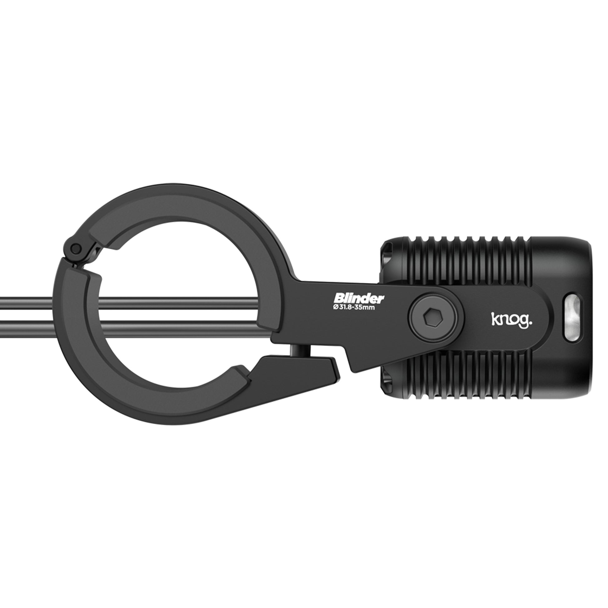 Knog Blinder X 1800 Front Light - Front - 1800 - Black - w/battery and mounts - Image 3