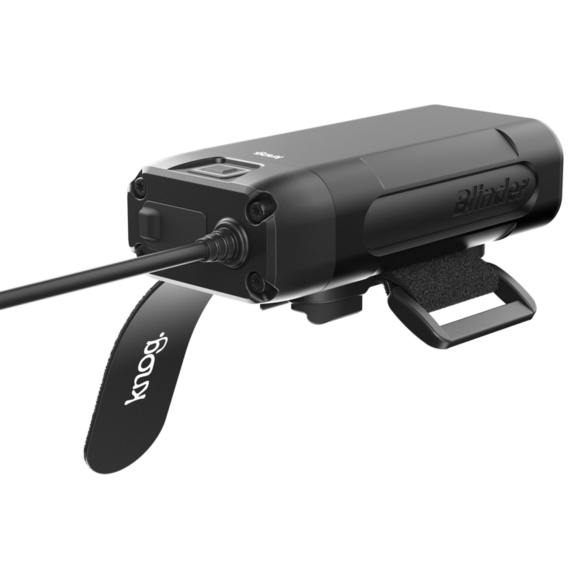 Knog Blinder X 2300 Front Light - Front - 2300 - Black - w/battery and mounts - Image 5