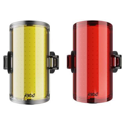 Knog Cobber Reflex Twin Pack Light Set - Front & Rear - 350 - Black - 350 / 250 Lumens - Image 1