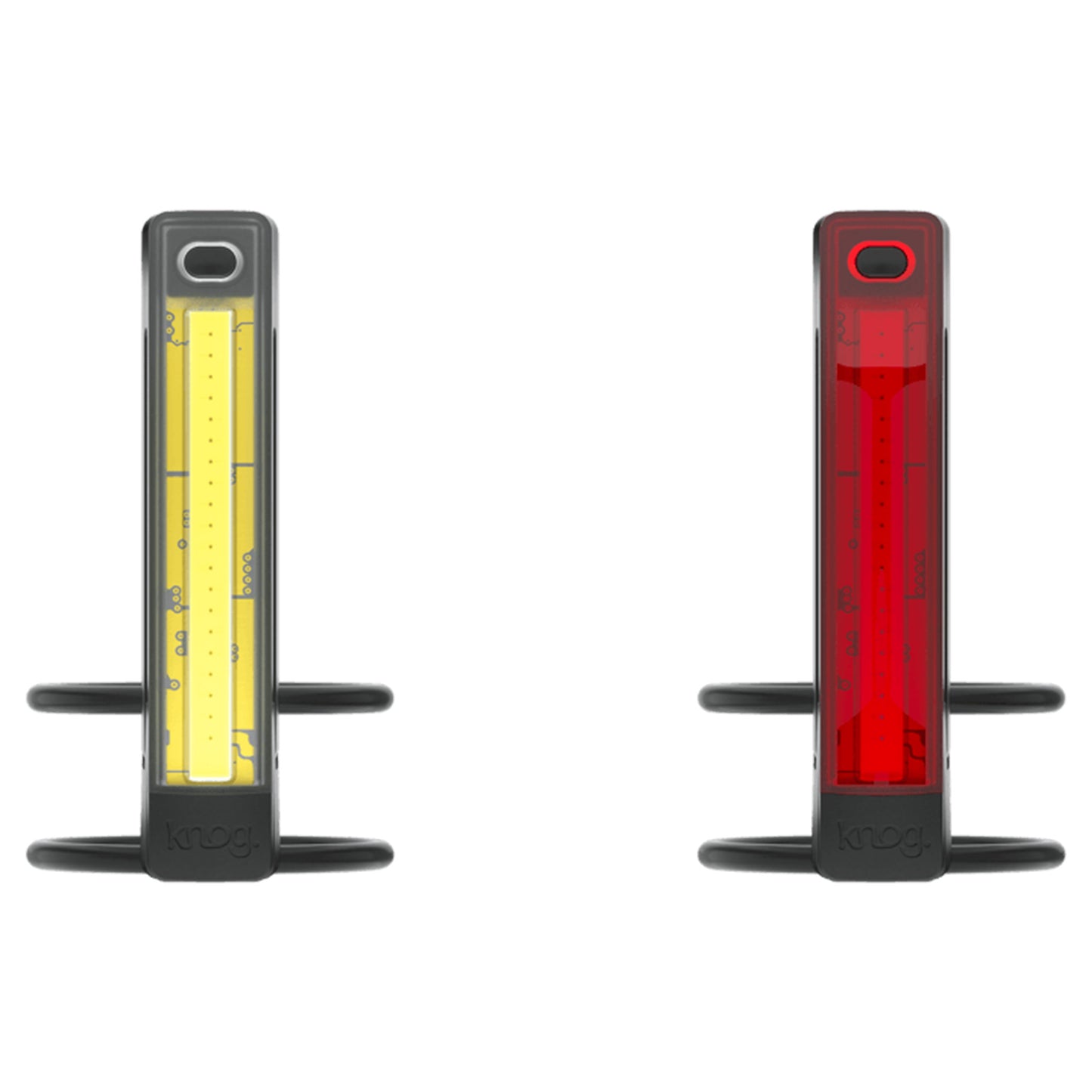 Knog Plus Twin Pack Light Set - Front & Rear - 40 - Black - 40 / 20 Lumens - Image 1