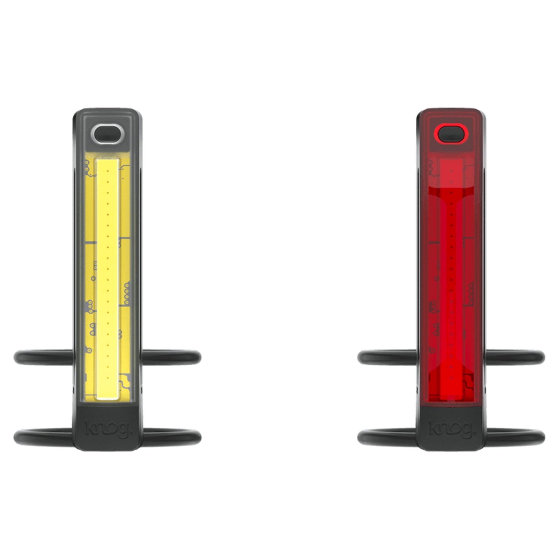 Knog Plus Twin Pack Light Set - Front & Rear - 40 - Black - 40 / 20 Lumens - Image 1