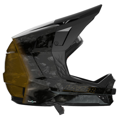 Lazer A-Line KC Helmet - S - Carbon Black Gold - Image 1