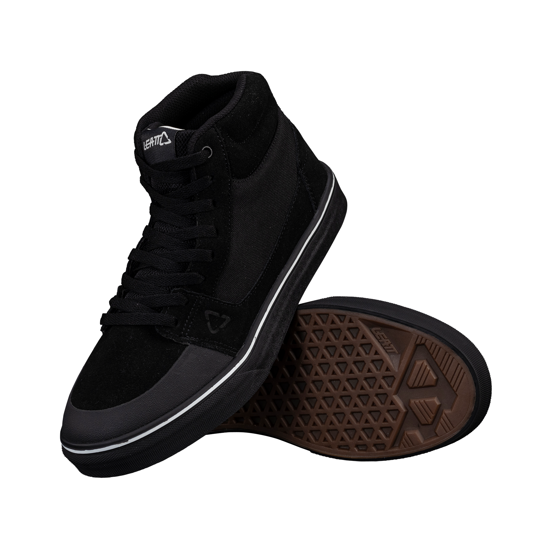 Leatt 1.0 Hi Flat Pedal Shoes - US 10.5 - Black - Image 1