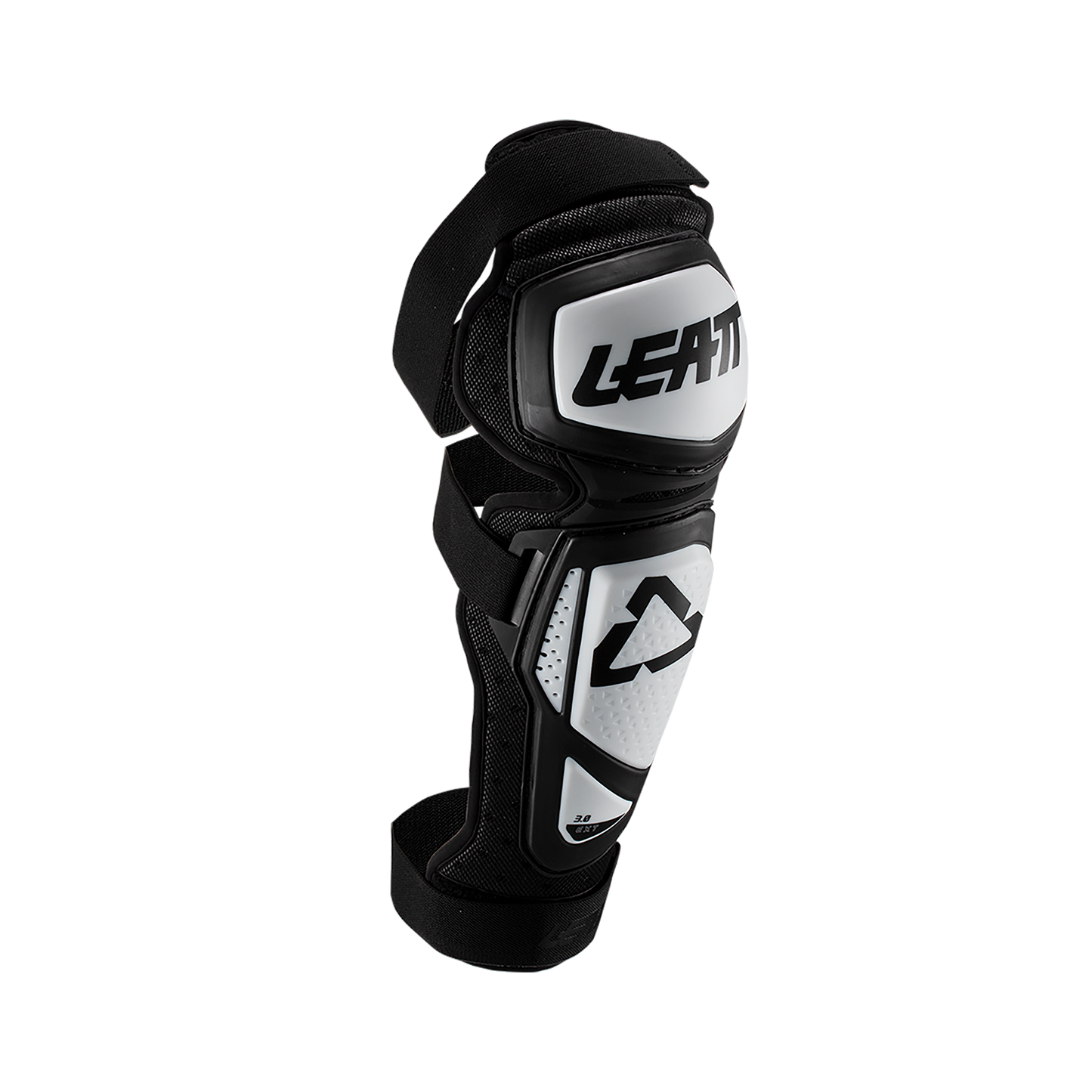 Leatt 3.0 EXT Knee-Shin Guard - 2XL - White - Black - Image 1