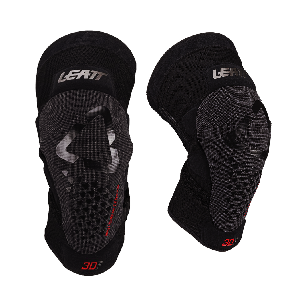 Leatt 3DF 5.0 Evo FastFit Knee Guard - 2XL - Black - Image 1