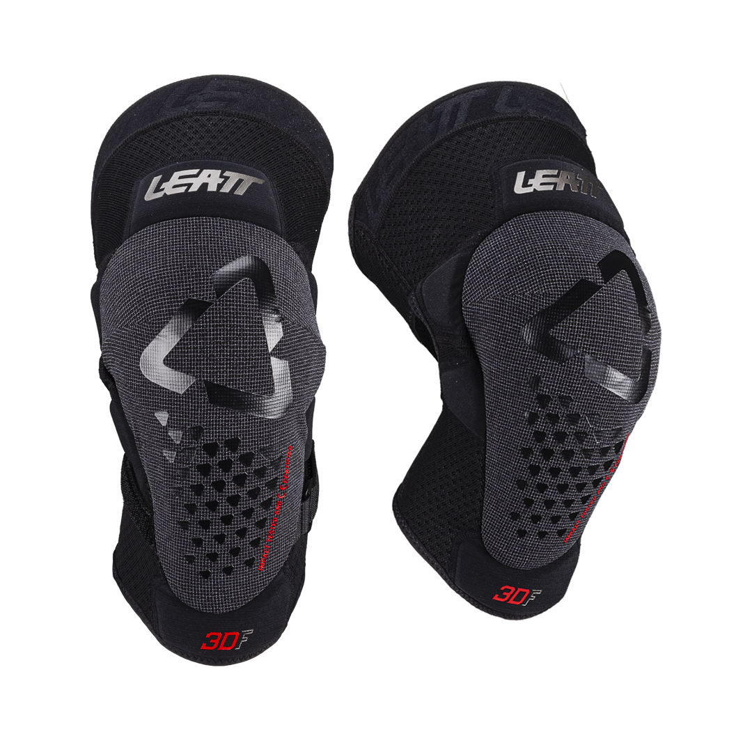 Leatt 3DF 5.0 Evo Knee Guard - 2XL - Black - Image 1