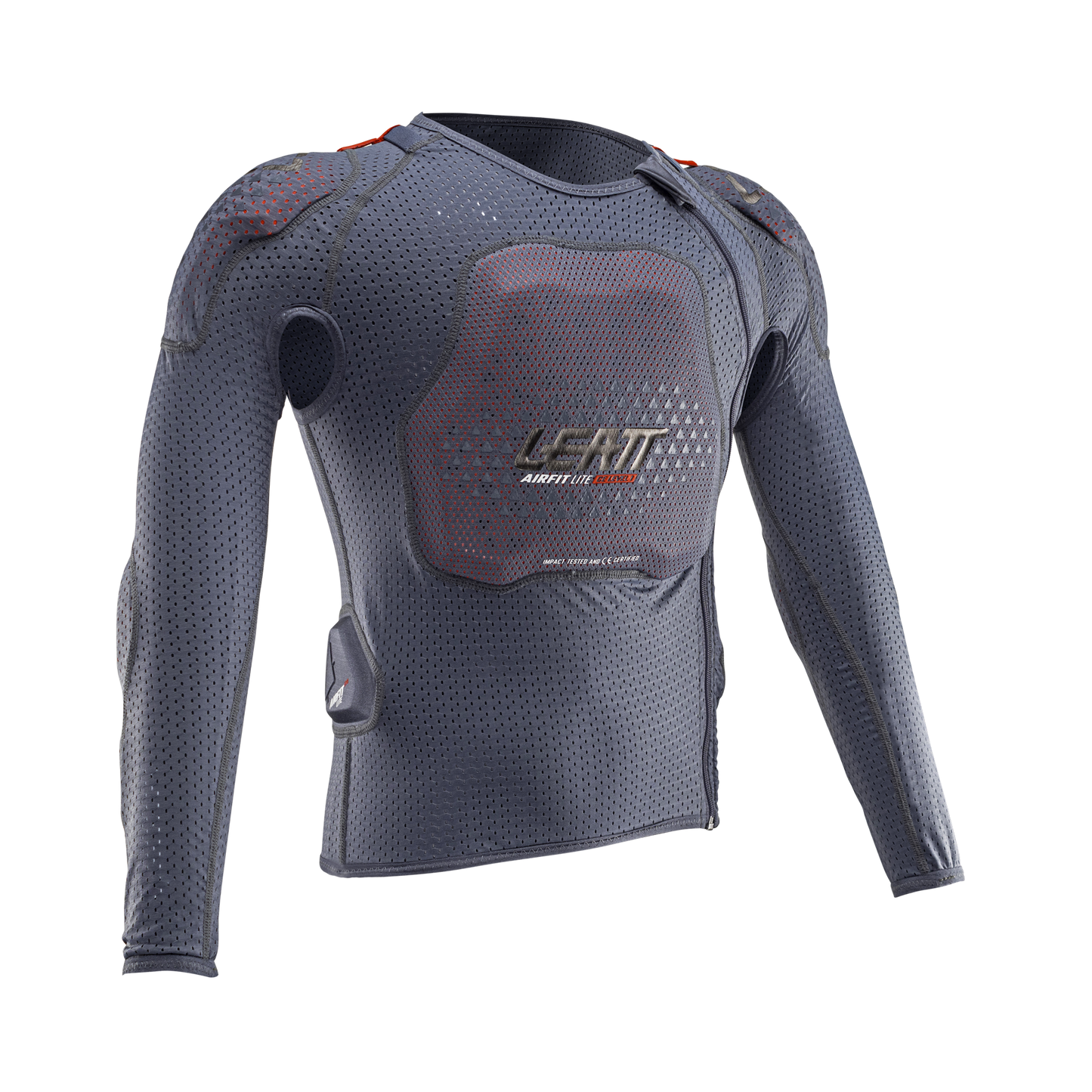 Leatt 3DF AirFit Evo Lite Jr Body Protector - Youth S-M - Grey - Image 1