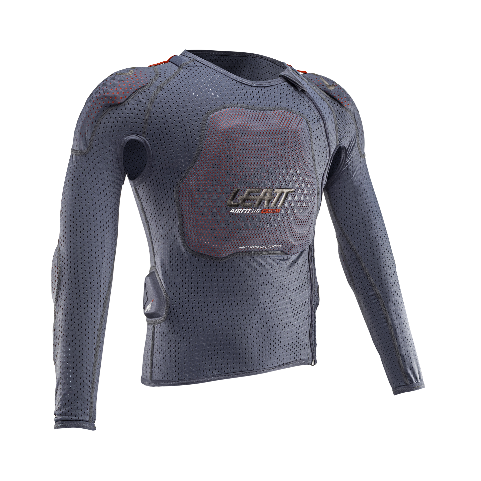 Leatt 3DF AirFit Evo Lite Jr Body Protector - Youth S-M - Grey - Image 1