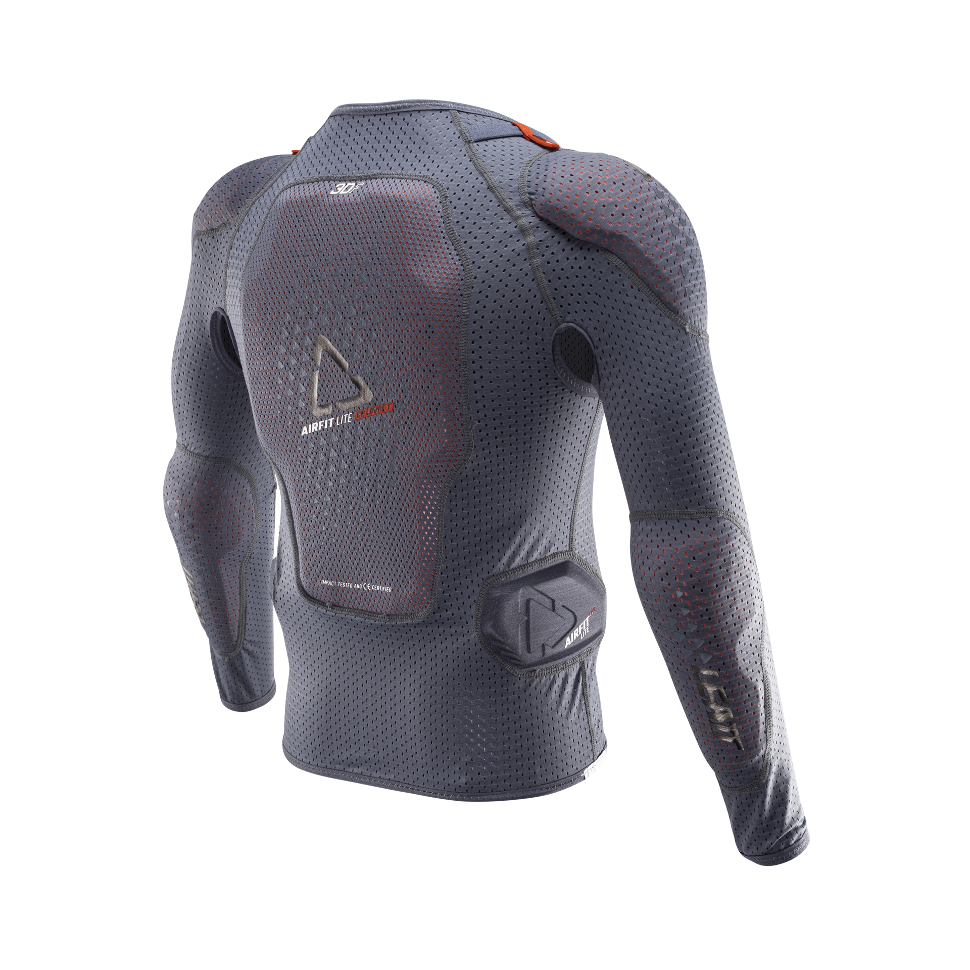 Leatt 3DF AirFit Evo Lite Jr Body Protector - Youth S-M - Grey - Image 4